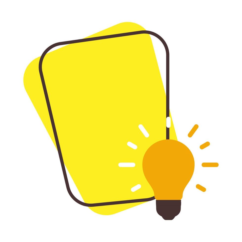 quick tips yellow with banners information tip and trick icon illustration abstract text idea lightbulb or solution light bulb advice idea quicks with logo useful with quick helpful tips vector
